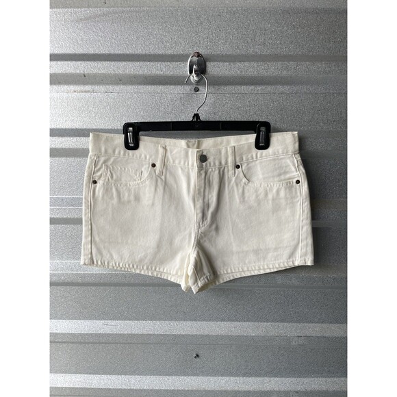 Lot of 3 Uniqlo Women's Micro Shorts White Blue Denim 3" Inseam Size 28 - Picture 3 of 11